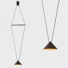 Подвесной светильник Italline IT03-1430 black/orange