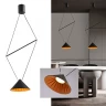Подвесной светильник Italline IT03-1430 black/orange