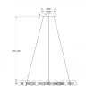 Подвесная люстра Maytoni Tessara MOD081PL-L60G3K