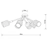 Потолочная люстра Arte Lamp Maria A4536PL-6AB