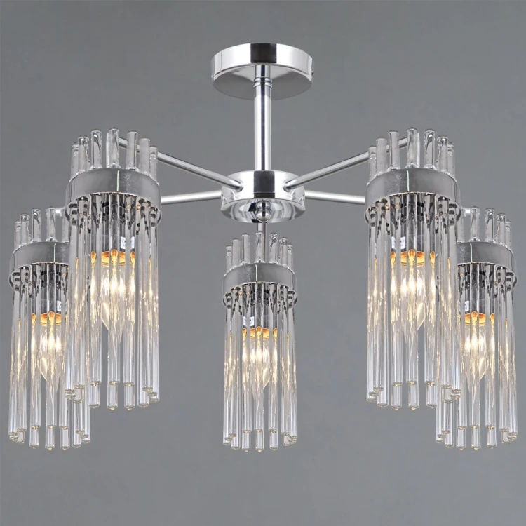 Люстра на штанге Illumico IL0761-5CSQ-25 CR GENOA