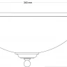 Потолочный светильник Kutek Lido LID-PL-2 (P)