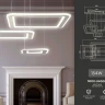 Подвесной светодиодный светильник Ambrella Light Acrylica FA4329