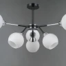 Люстра на штанге Illumico IL0715-6CSQ-24 BK CR LIBRA
