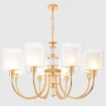 Подвесная люстра Crystal Lux ELENA SP8 GOLD