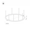 Подвесной светильник Arlight SP-Line-Hang-Arc-O3535-D3000-250W Day4000 034077(1)