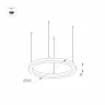 Подвесной светильник Arlight SP-LINE-HANG-ARC-O3535-D350-35W Warm3000 (BLACK, 230V) 037883