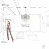 Подвесная люстра Loft IT Wonderland 10405/8