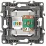 Розетка комбинированная RJ45+TV Эра 12-3110-04 Б0027444