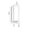 Уличный настенный светильник Arte Lamp Alphard A8526AL-1BK