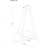 Подвесной светильник Arte Lamp Meridiana A2198SP-2GO