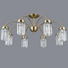 Люстра на штанге Illumico IL0599-8CSQ-24 AB LYRA