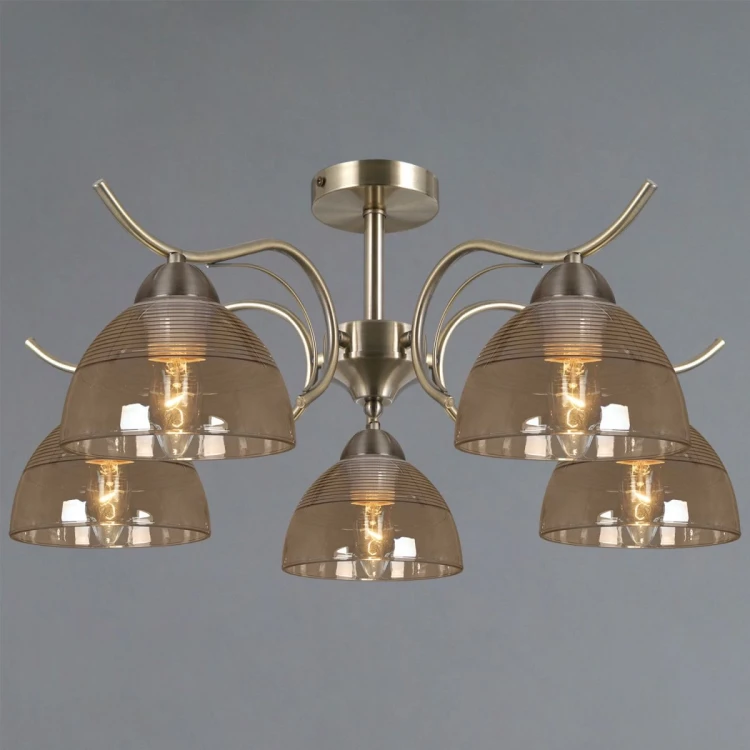 Люстра на штанге Illumico IL0733-5CSQ-25 AB AREZZO