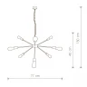 Подвесная люстра Nowodvorski Rod 9130